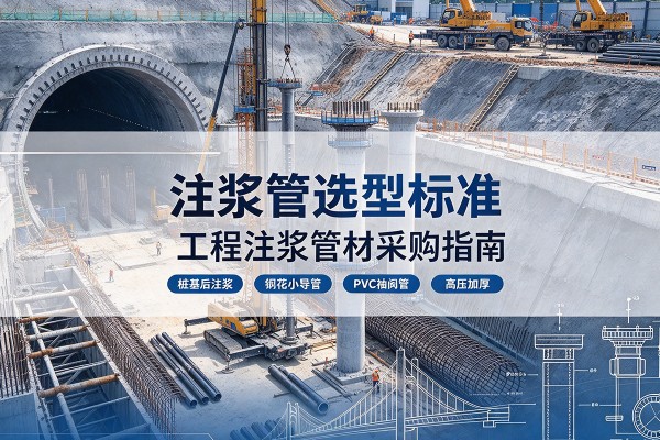 深圳注浆管选型标准