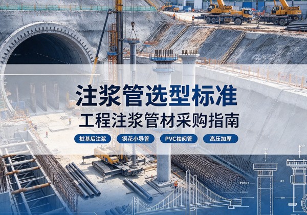 深圳注浆管选型标准